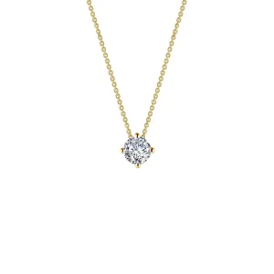 0.65 CTW Solitaire Necklace