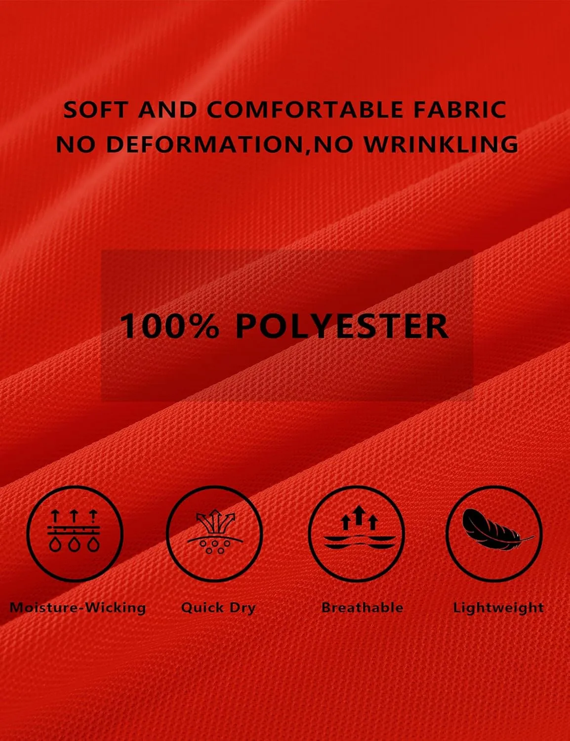 Aleture Men Polo T Shirts Polyester Performance Polos, Short Sleeve Collared Shirt for Business Casual Wear, Regular Fit