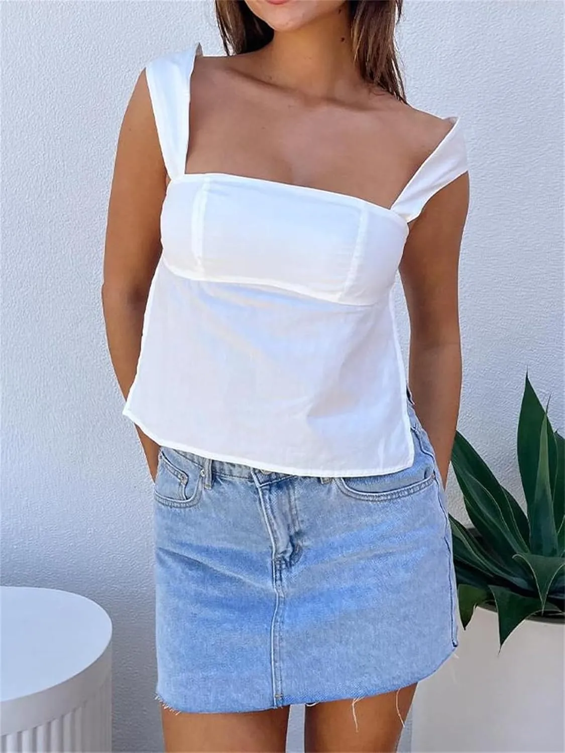 Alyweatry Women Y2k Denim Micro Skirt Low Rise Cute Bodycon Jean Mini Skirt with Pockets Summer Trendy Streetwear