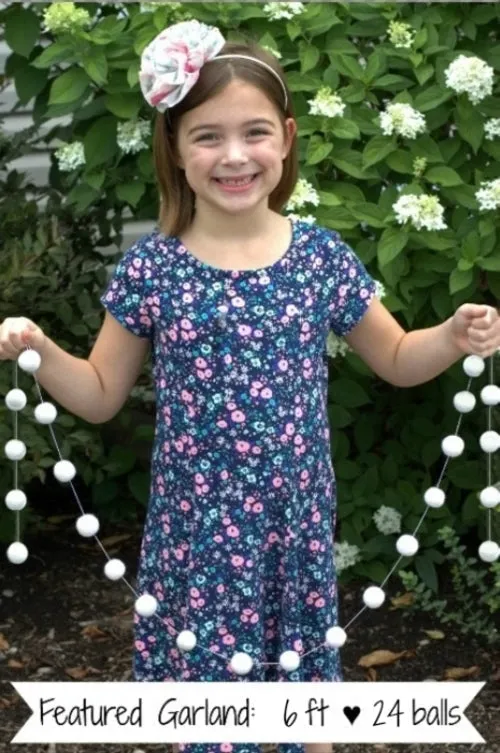 Back to School Apple & Pencil Garland- Red, White, Blue