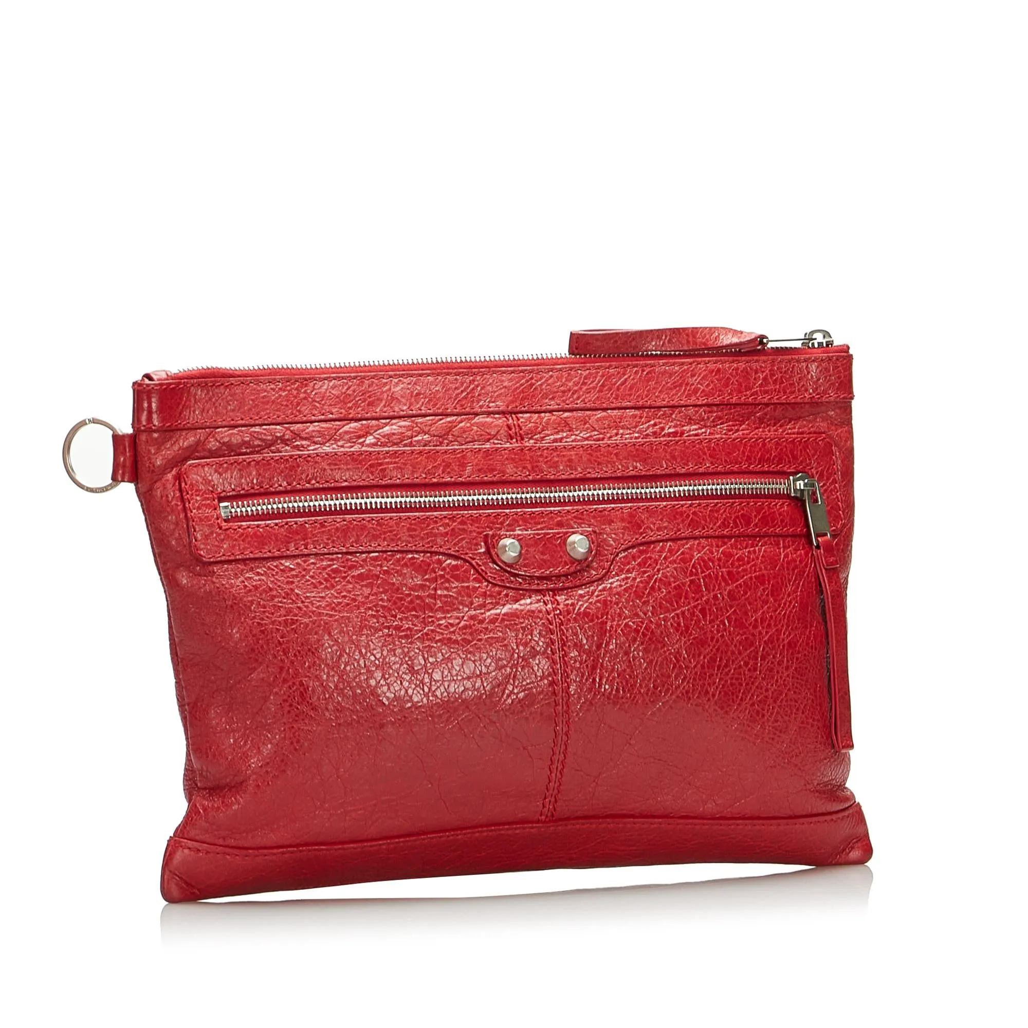 Balenciaga Motocross Classic Clip Clutch Bag (SHG-uk2At3)