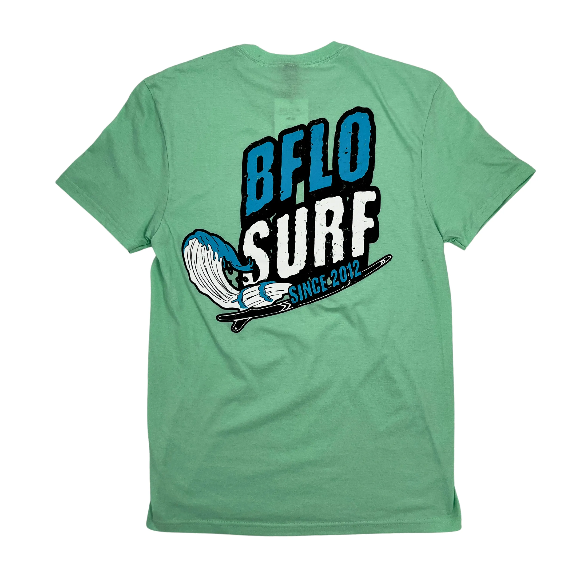 BFLO Surf Since 2012 Mint Short Sleeve Shirt