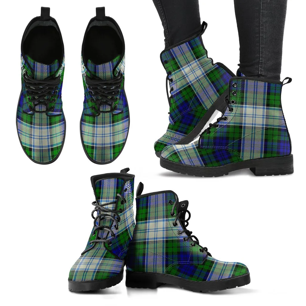 Blackwatch Dress Modern Tartan Leather Boots