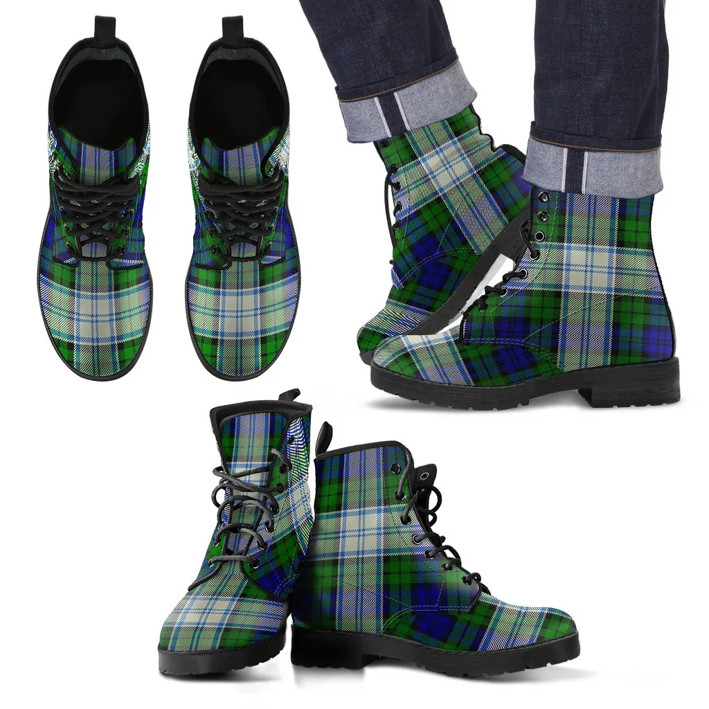 Blackwatch Dress Modern Tartan Leather Boots