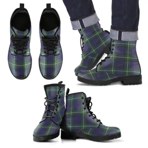 Campbell Argyll Modern Tartan Leather Boots