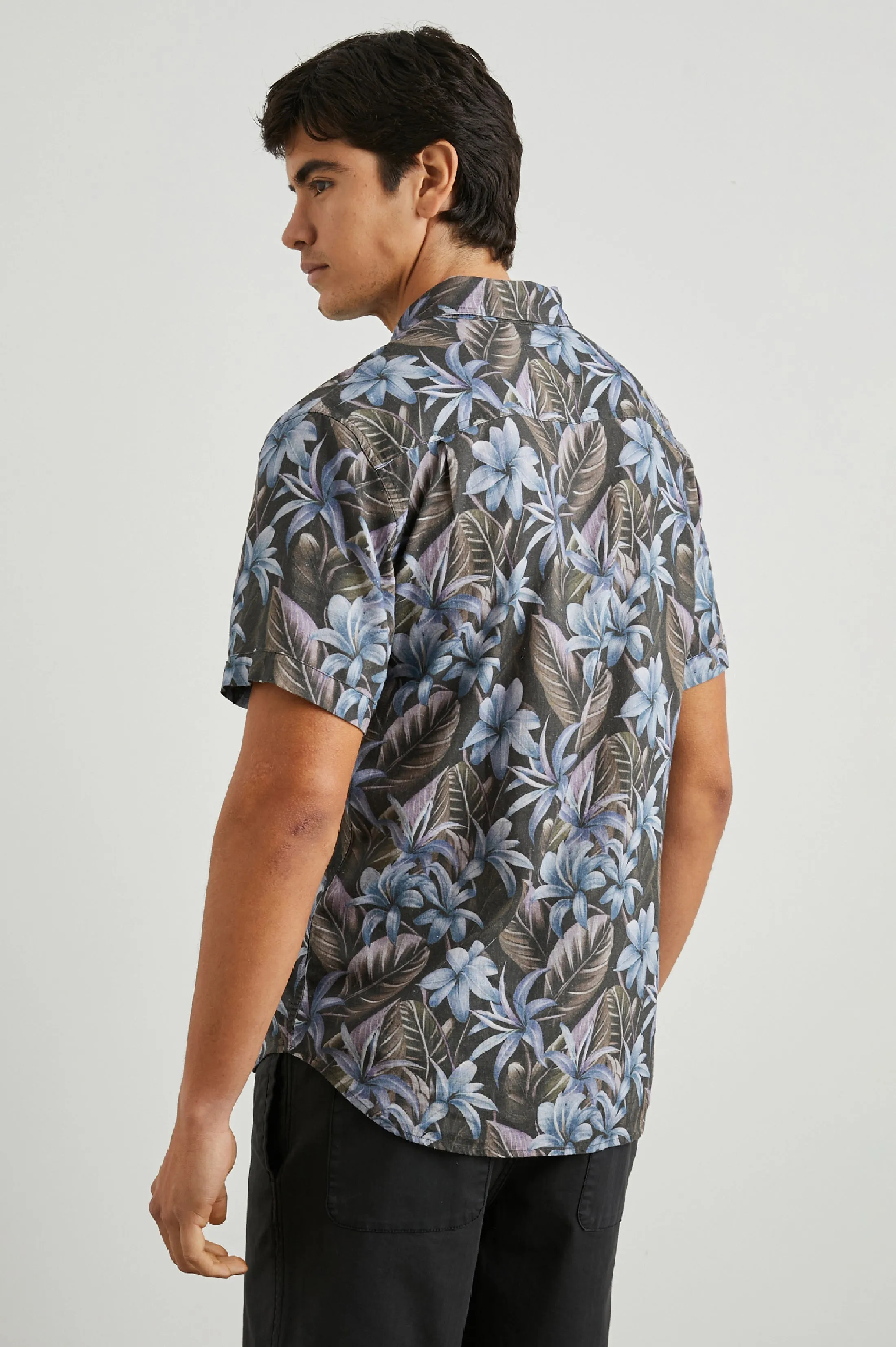 CARSON SHIRT - JUNGLE GARDEN MIDNIGHT