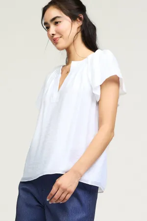 Classy White Flowing Blouse