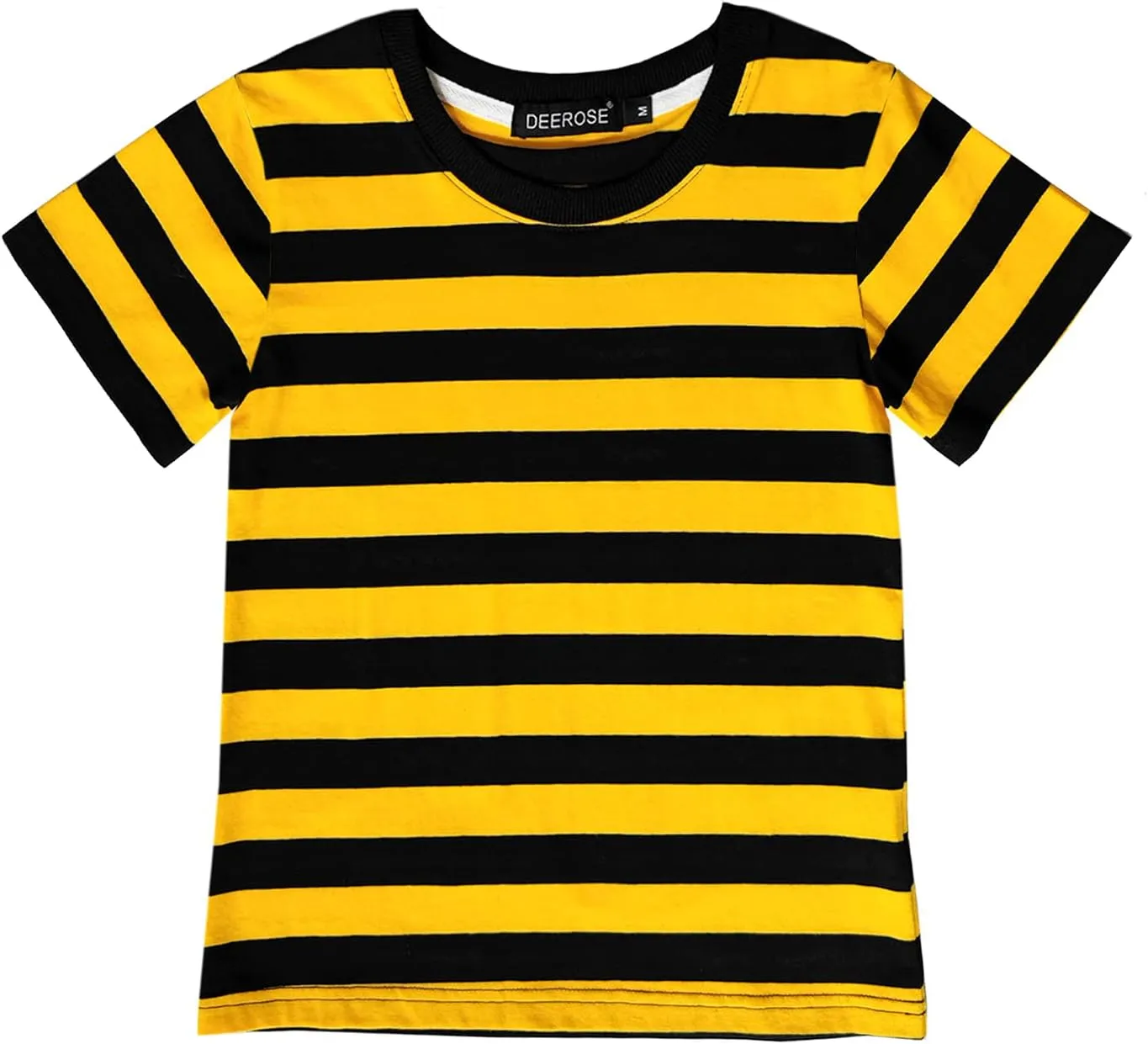 Deerose Kids Striped Shirts Short Sleeve Boy Girls July 4th Patriotic Tee Top 3-14 Years