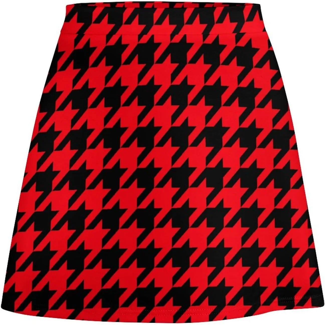Houndstooth Short Skirt Athletic Skorts Womens Golf Skirts Pickleball Skort Breathable High Waist Workout Sport Skort