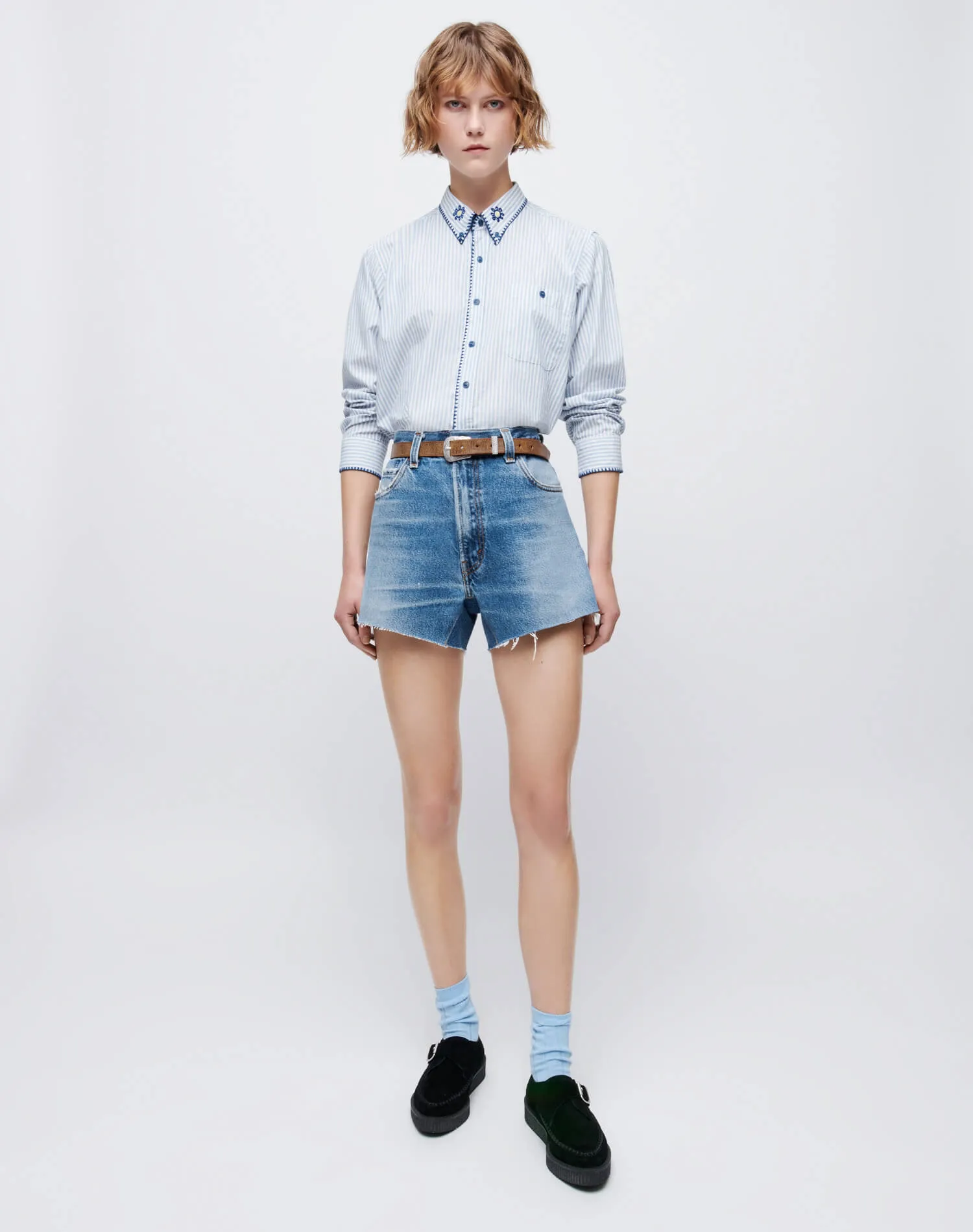 Levi's 90s Crop Low Slung Short - Indigo