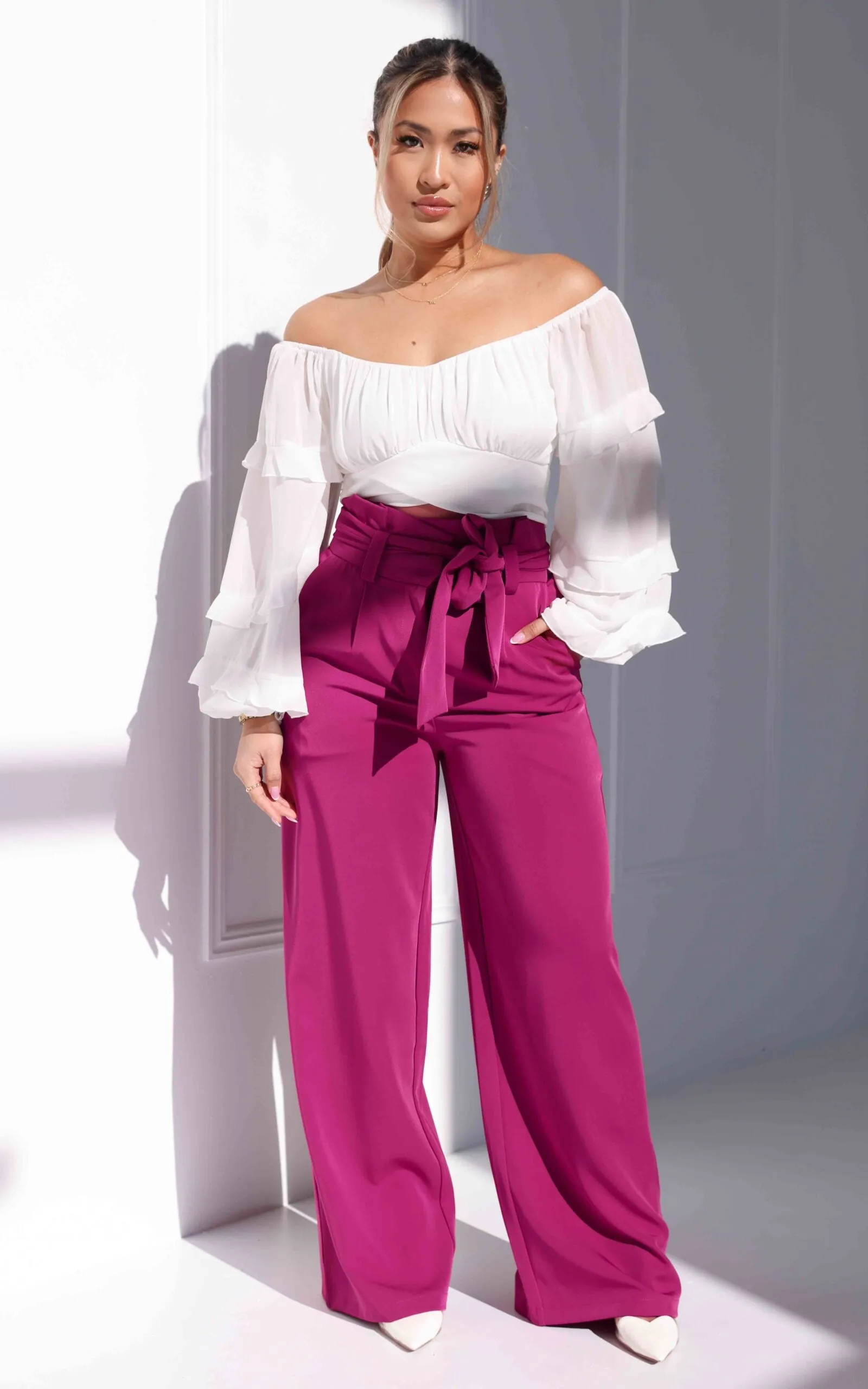 Luella Crop Top - White