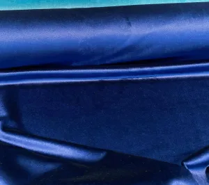 Navy Blue Exclusive Velveteen Velvet Drapery Upholstery Fabric by the yard
