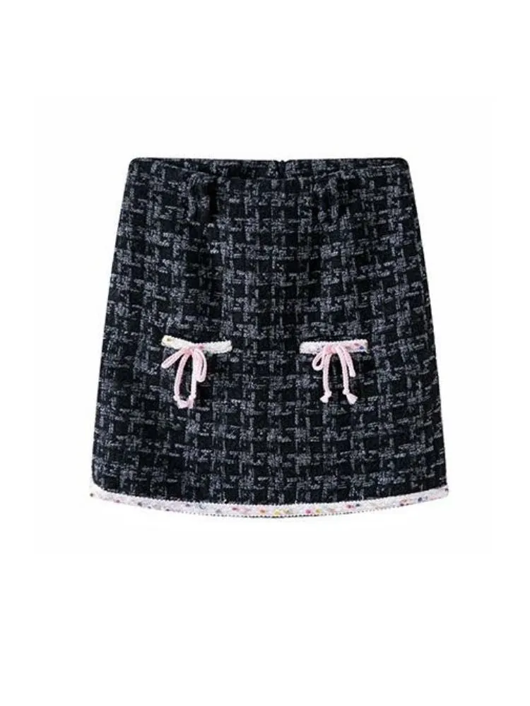 Niche design senior sense of girls short skirt 【s0000004267】