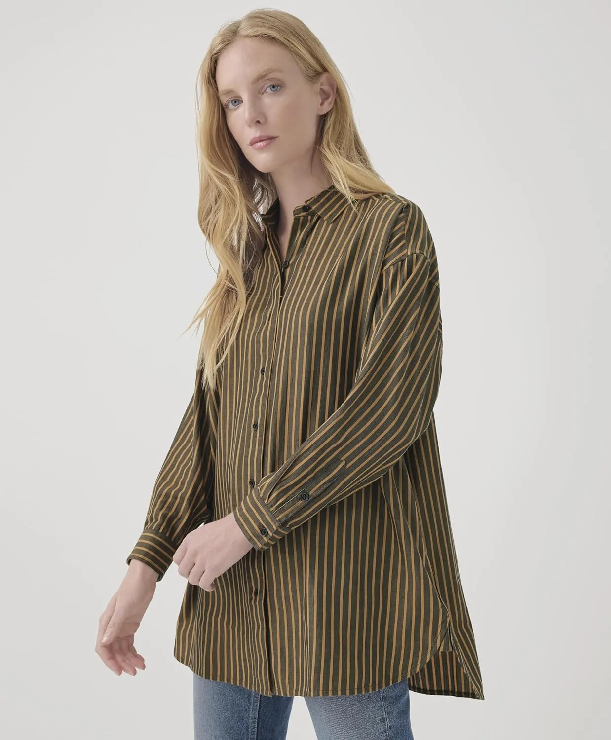 Pact Organic Cotton Women's Lightweight Oversized Shirt