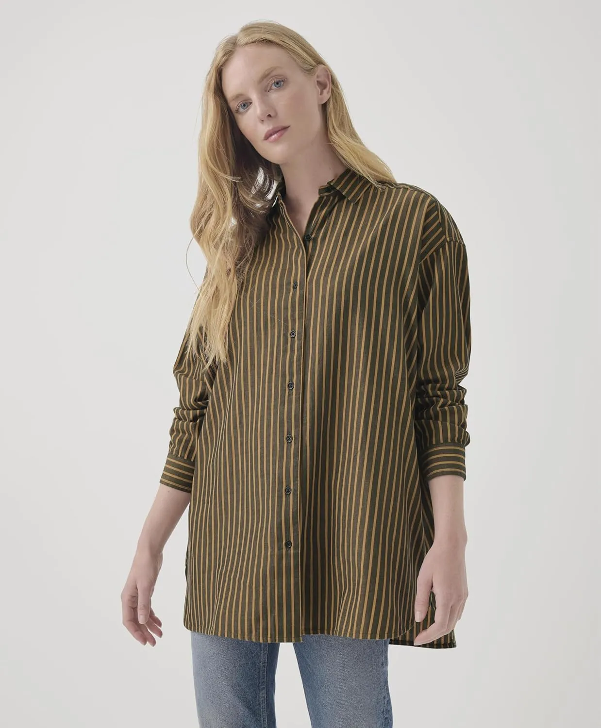 Pact Organic Cotton Women's Lightweight Oversized Shirt