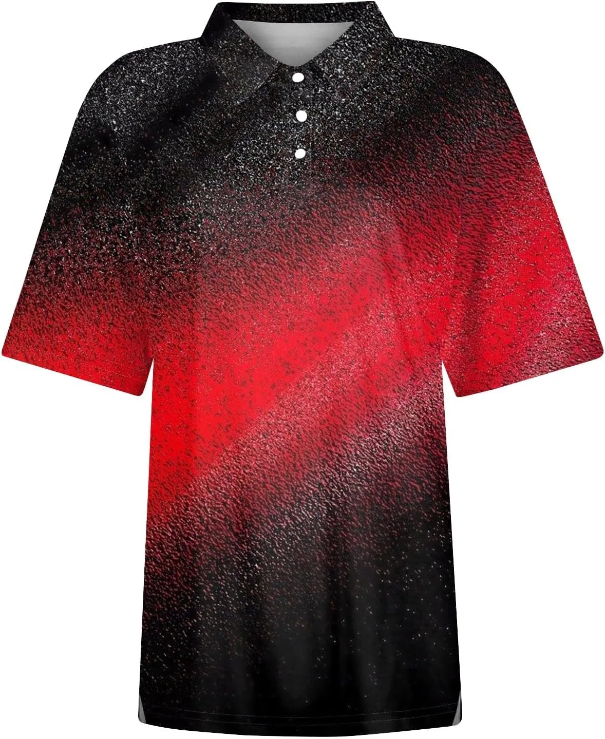 Polo Shirts for Women Short Sleeve Button Down Collared Blouses Casual Print Business Work Summer Tops