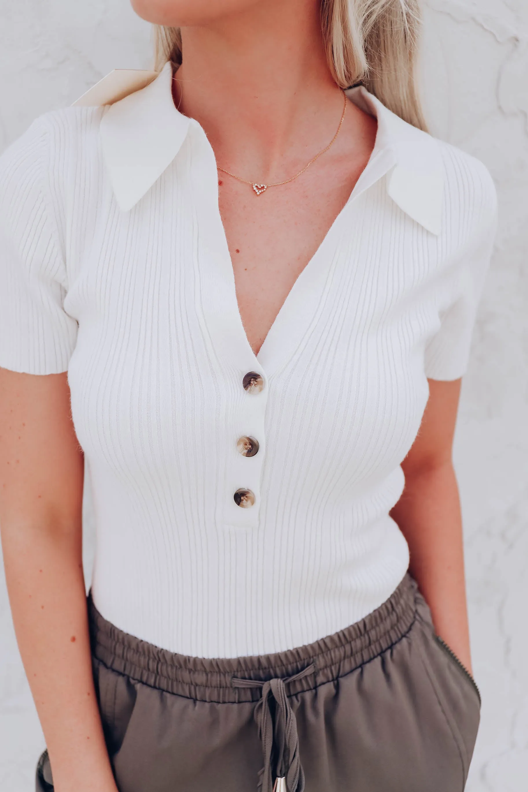 Posh & Preppy Bodysuit - Cream