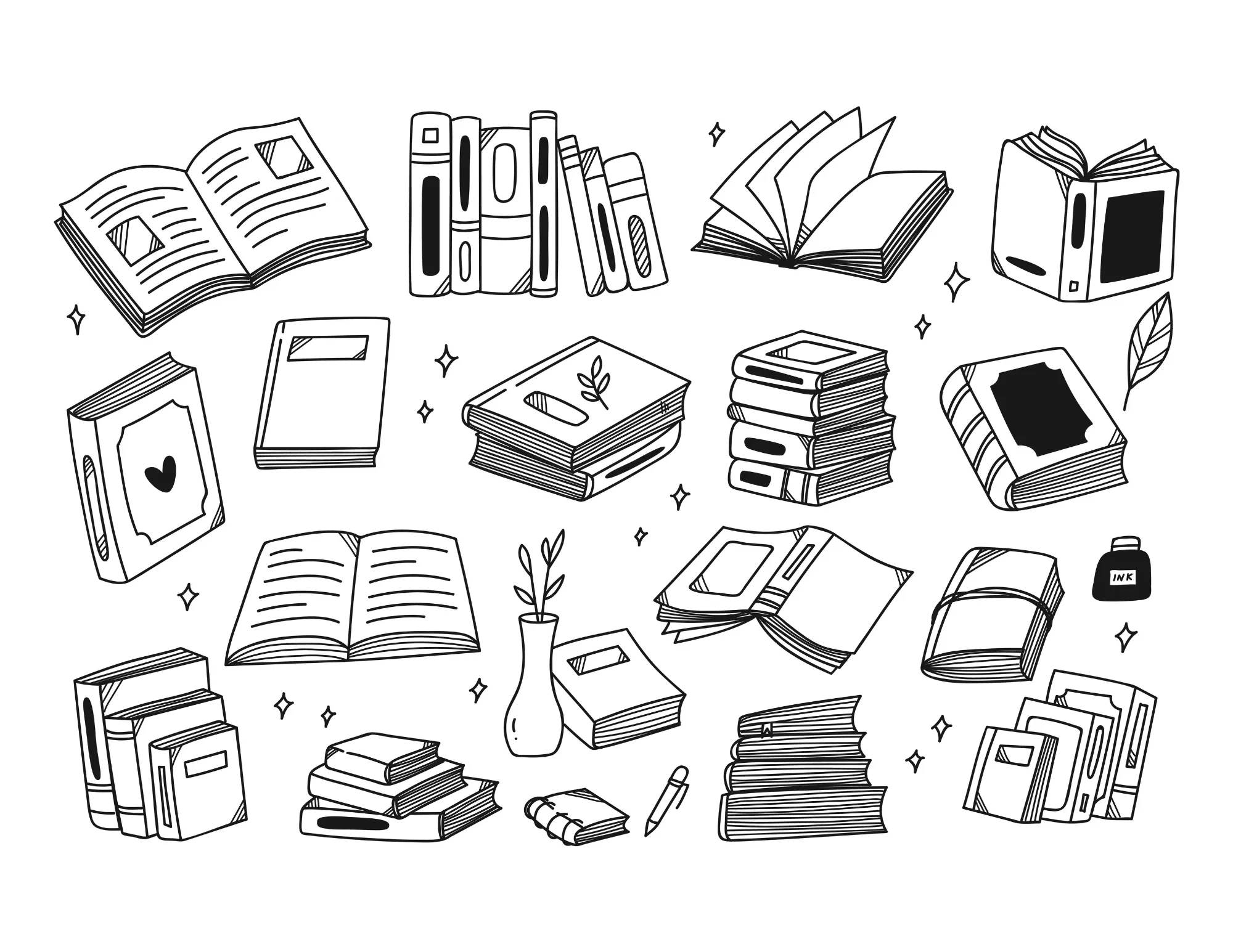 Printable (Digital) MINIS Coloring Pages: WhimsyMinis Coloring Collection