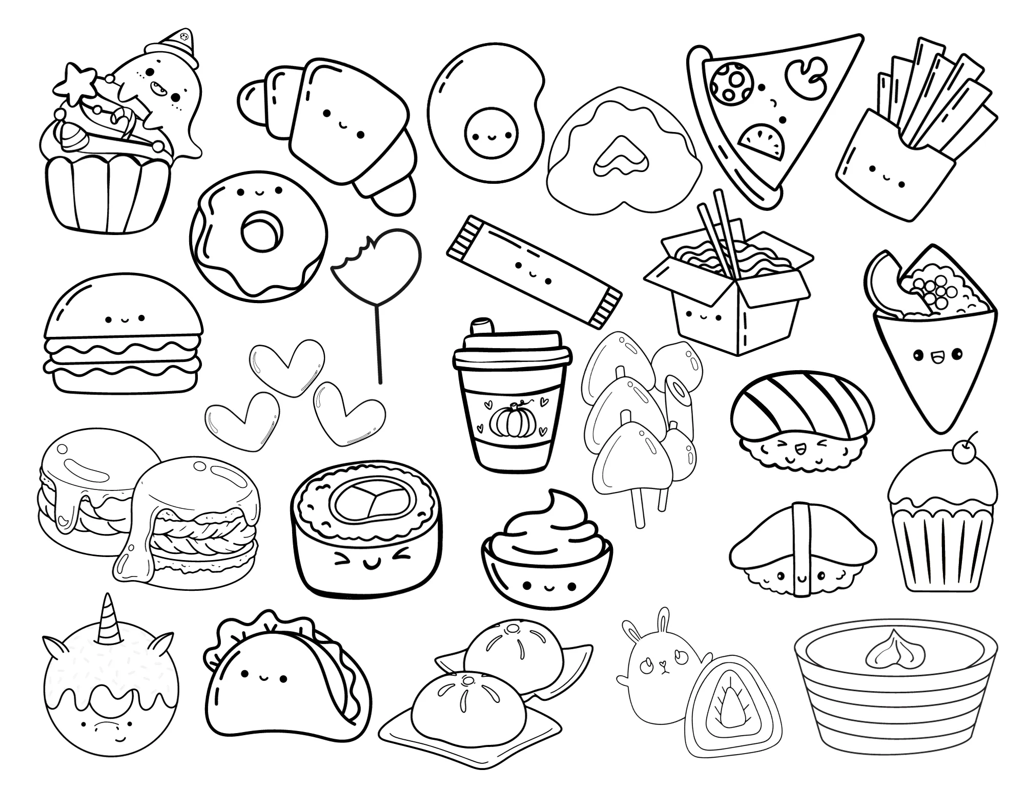 Printable (Digital) MINIS Coloring Pages: WhimsyMinis Coloring Collection