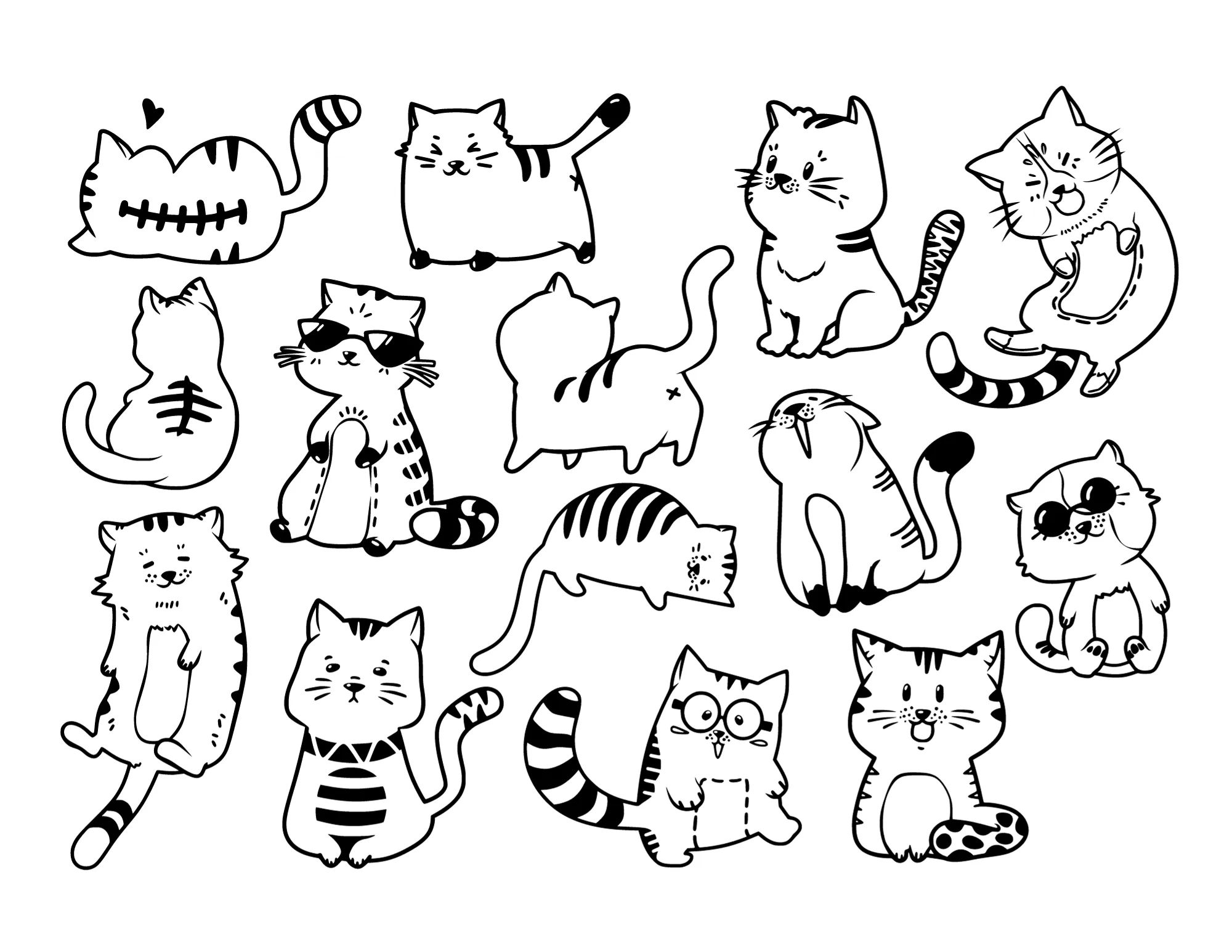 Printable (Digital) MINIS Coloring Pages: WhimsyMinis Coloring Collection
