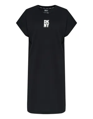 Puff Logo Short Sleeve Dress
