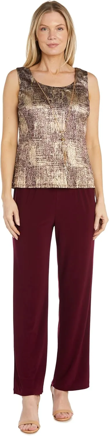 R&M Richards Womens 3PC Special Occasion Pant Outfit