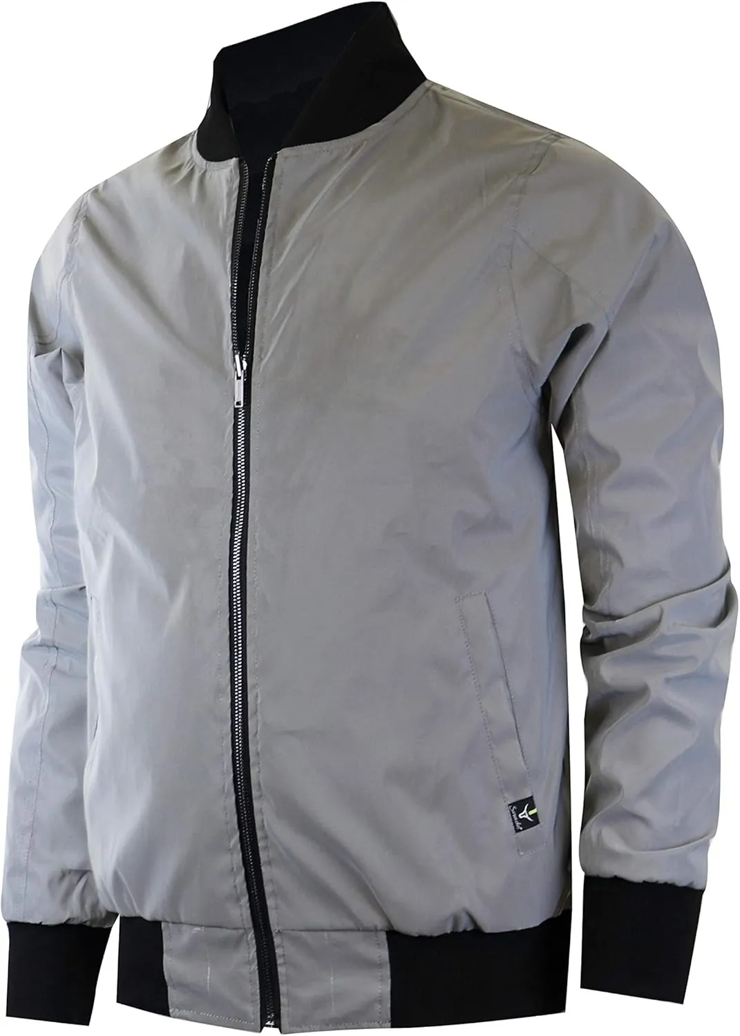 SCREENSHOT Men Streetwear Hip-Hop Urban NY Fashion Bomber Jacket - Modern Outdoor Lightweight Windbreaker Graffiti Zip Up Top