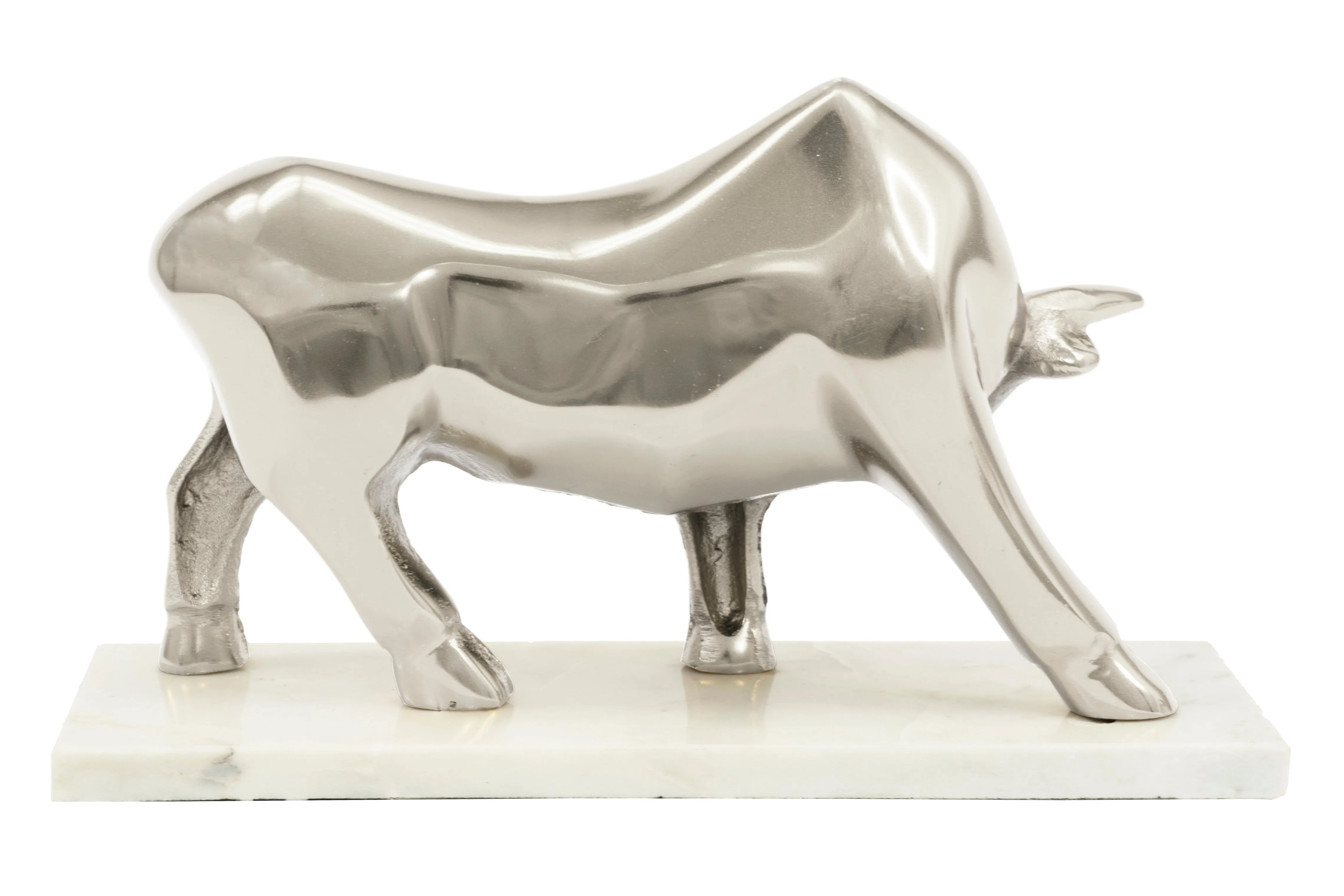 Tabletop Bull Sculpture.
