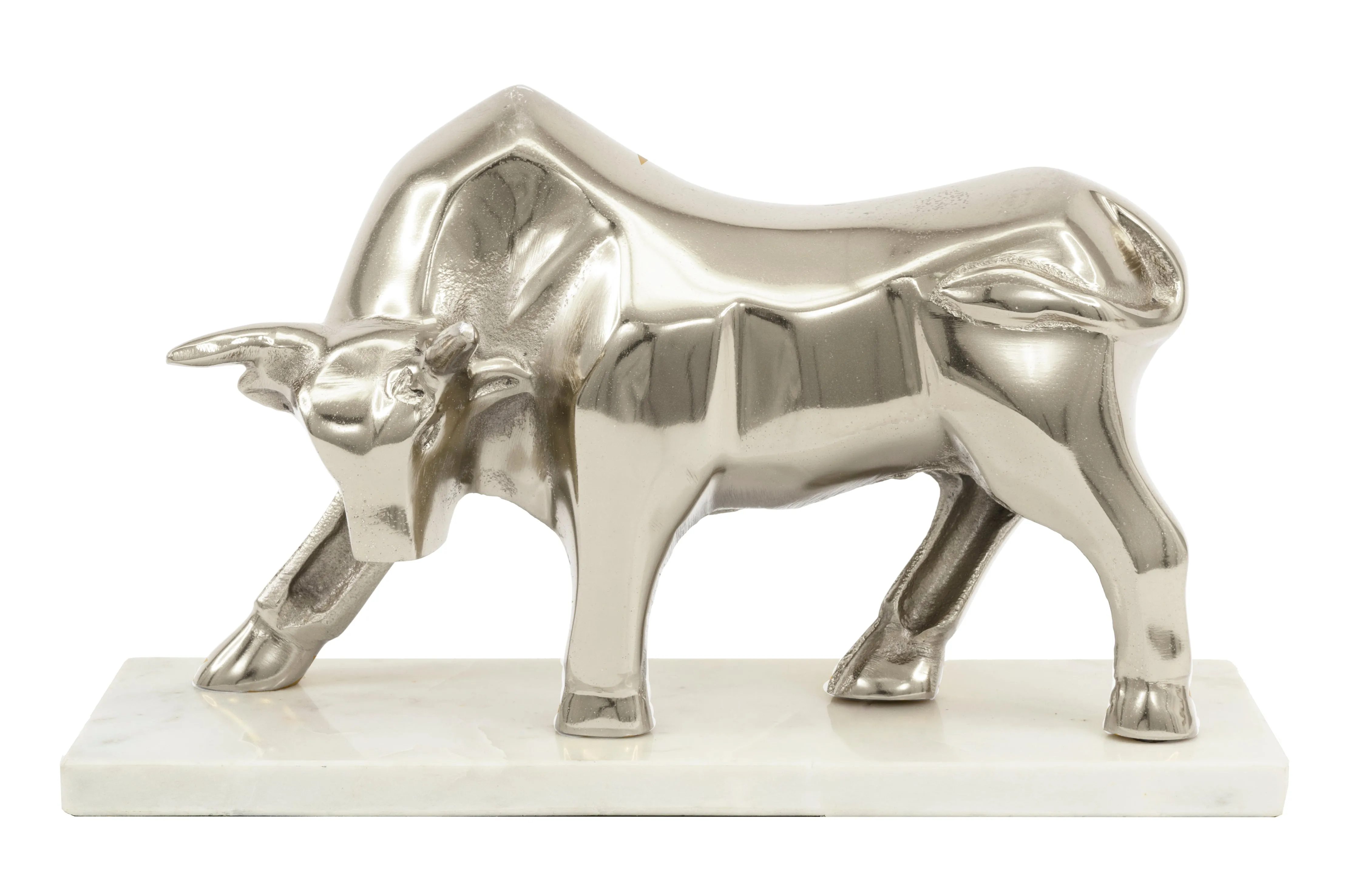 Tabletop Bull Sculpture.