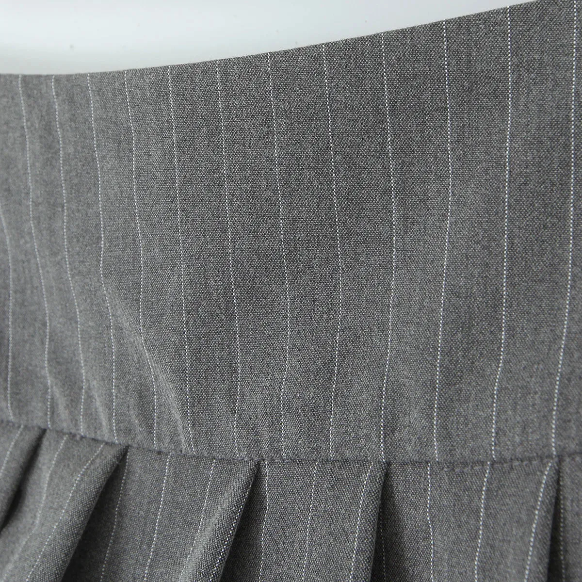 TAVIMART  -  Style Striped Pleated Short Skirt for Women's 2024 Spring Summer New Spicy Girl Outfit Sexy Slimming Mini Skirts Female