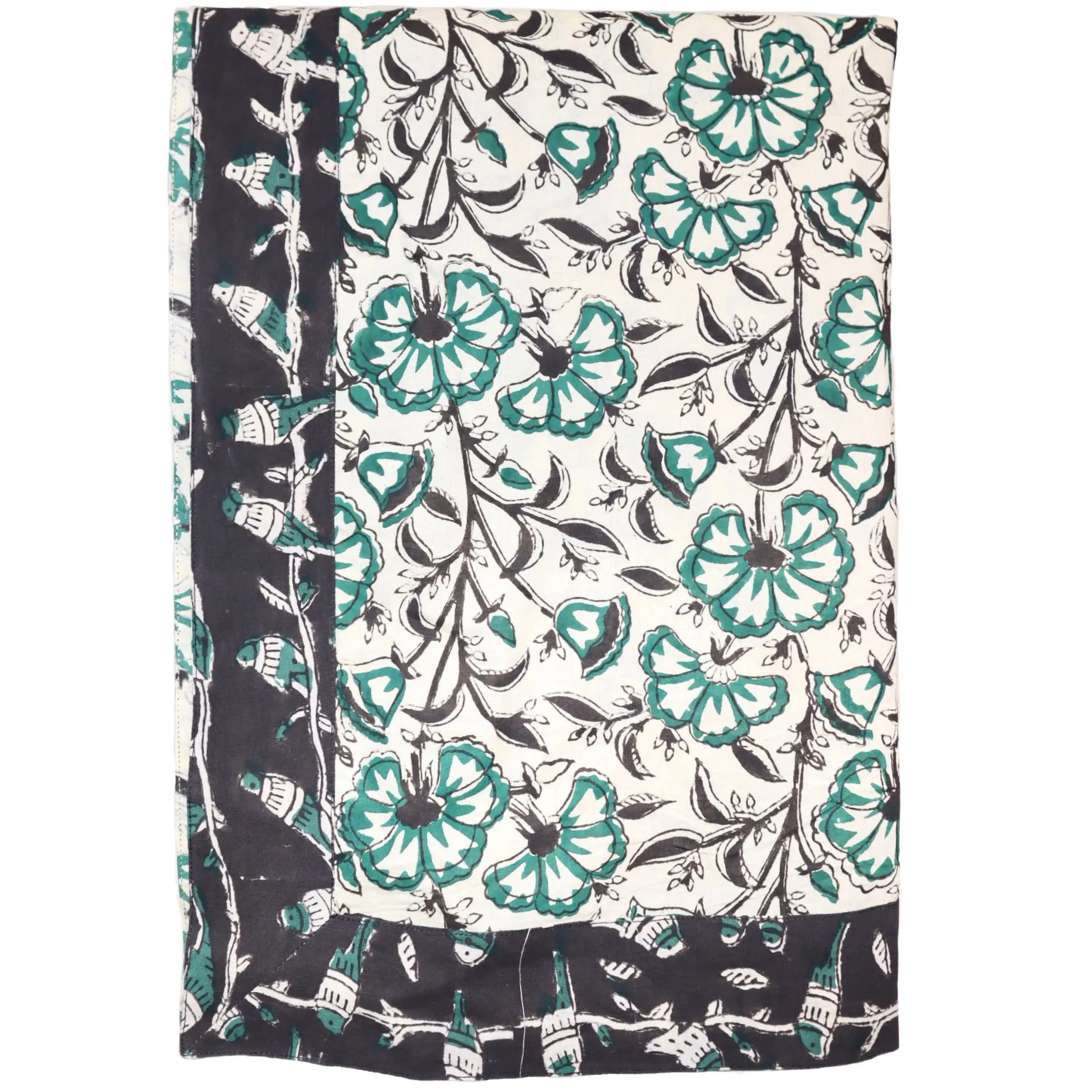 Verdant Garden Bloom - Appliqué Border Bandana (KK1504-22)
